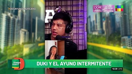 Ayuno intermitente y su impacto en la salud: el Duki compartió su experiencia personal con este método