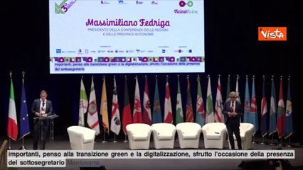 Fedriga: "Regioni devono pensare con prospettive di grande respiro guardando al domani"