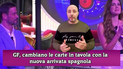 GF, cambiano le carte in tavola con la nuova arrivata spagnola