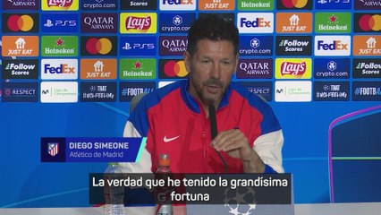 Rueda de prensa de Simeone