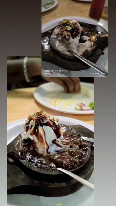 Hot icecream