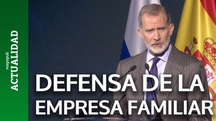 El Rey elogia la empresa familiar