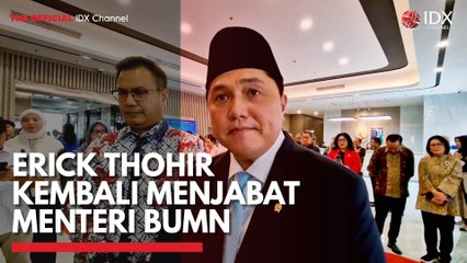 Erick Thohir Kembali Menjabat Menteri BUMN