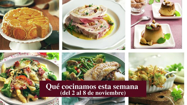 Qué cocinamos del 2 al 8 de noviembre - Cocina Fácil