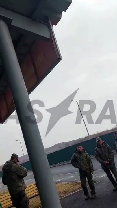 North Korean Troops in Russian Military Uniforms at a Russian Base