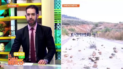 Uniformados de la UTOP desbloquea la carretera al Valle Alto a la altura de Santivañez