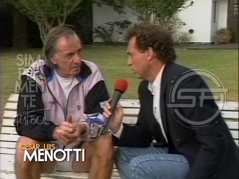 César Luis Menotti con Simplemente Fútbol