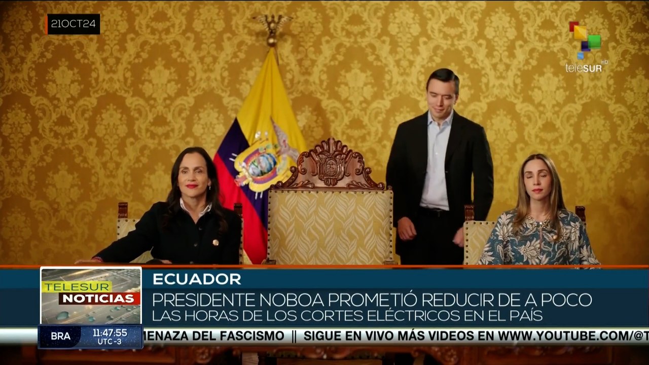 Reducirán cortes eléctricos en Ecuador