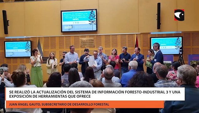 Se realizó la actualización del Sistema de Información Foresto-Industrial 3 y una exposición de herramientas que ofrece