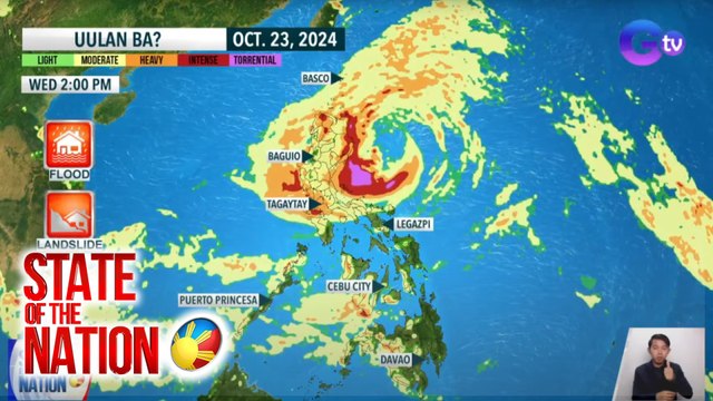 Bagyong Kristine, napanatili ang lakas nito habang kumikilos pa-Bicol Area| SONA