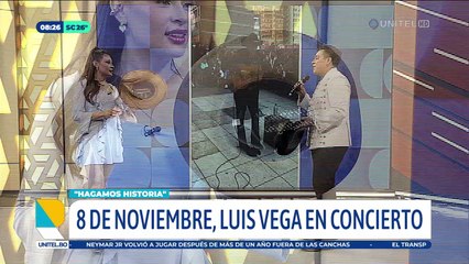 Luis Vega anuncia su concierto ‘Hagamos historia’ en La Paz