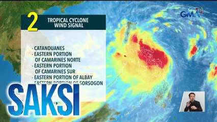 Bagyong Kristine, lalo pang lumakas habang patuloy na lumalapit sa Luzon | Saksi