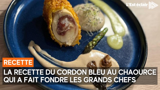 La recette du cordon bleu au chaource qui a fait fondre les grands chefs