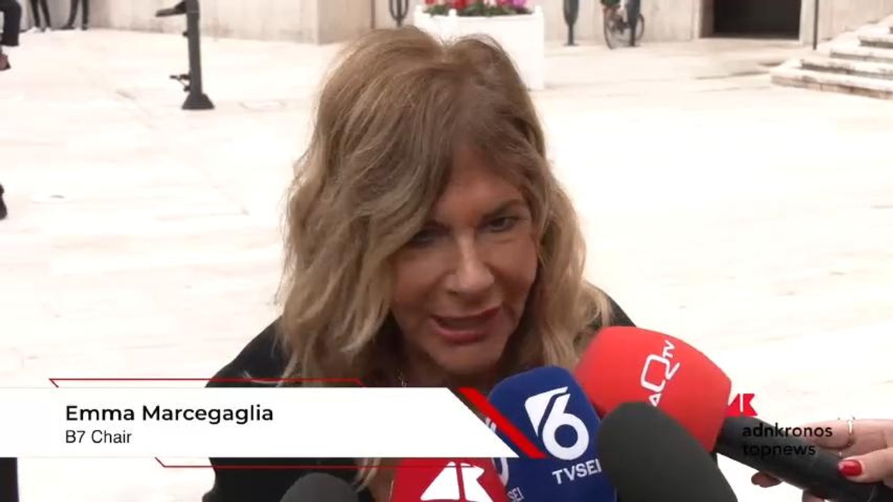 G7, Marcegaglia (B7): "Ccooperazione fondamentale per aiutare chi sta peggio"