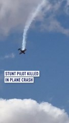 Stunt pilot killed in plane crash