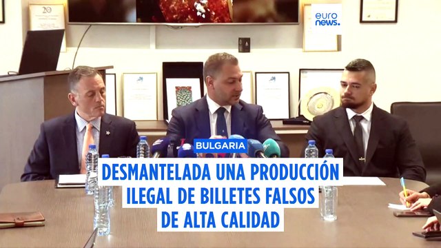 La Policía de Bulgaria desarticula una organización dedicada a la falsificación de billetes