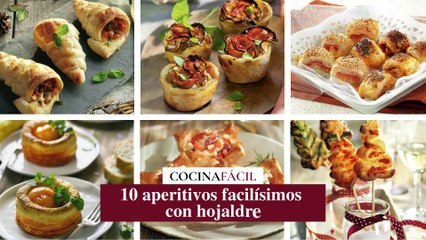 Aperitivos De Hojaldre Facilísimos - Cocina Fácil