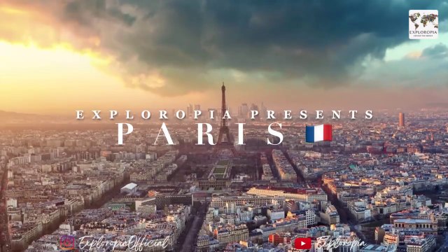 Paris, France in 4K 60FPS ULTRA HD Video by Drone