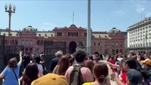 La fuerzas de Seguridad comenzaron a vallar el perímetro de la Casa Rosada