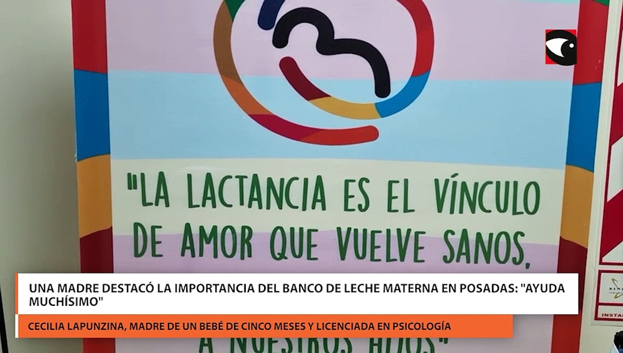 Una madre destacó la importancia del banco de leche materna en Posadas: "Ayuda muchísimo"