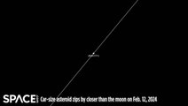 Car-Size Asteroid 2024 CY1 Zips By Closer Than The Moon In Orbit Animation