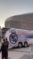 La llegada del Real Madrid al Bernabéu