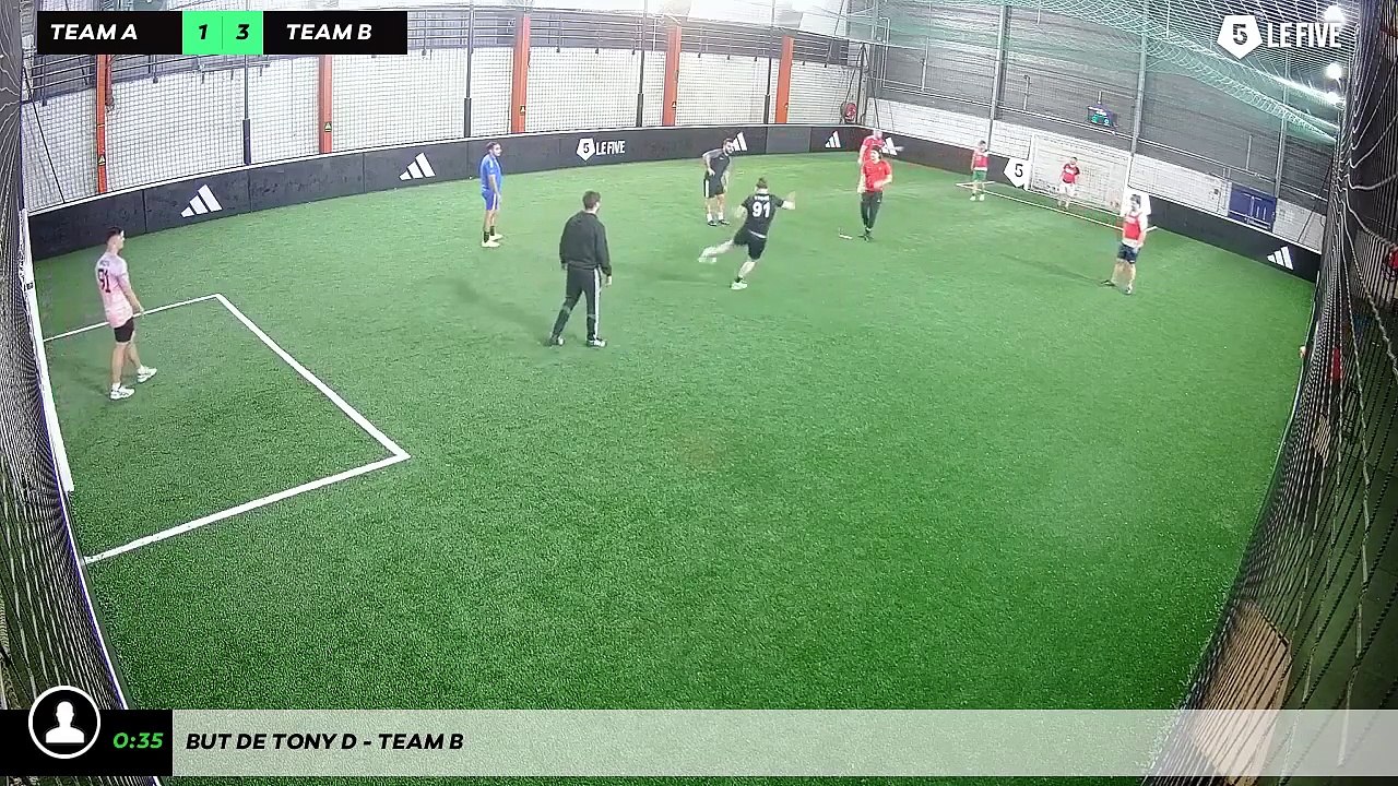 But de Tony D - Team B