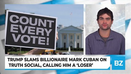 Trump Slams Billionaire Mark Cuban On Truth Social, Calling Him A 'Loser'