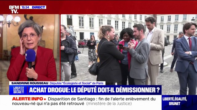 Il doit rester en poste : Sandrine Rousseau (les Écologistes) soutient le député LFI Andy Kerbrat contrôlé en possession de drogue