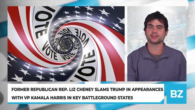 Former Republican Rep. Liz Cheney Slams Trump In Appearances With VP Kamala Harris In Key Battleground States