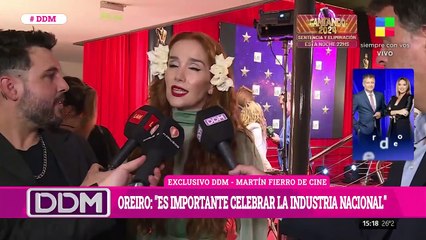 NATALIA OREIRO: "ES IMPORTANTE CELEBRAR LA INDUSTRIA NACIONAL"