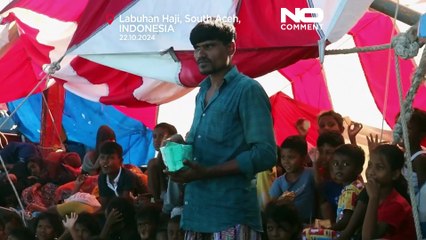 ساکنان محلی اندونزی به ده‌ها مسلمان روهینگیایی درمانده و گرسنه اجازه پیاده شدن از قایق را ندادند