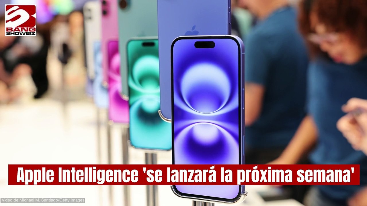 Apple Intelligence 'se lanzará la próxima semana'