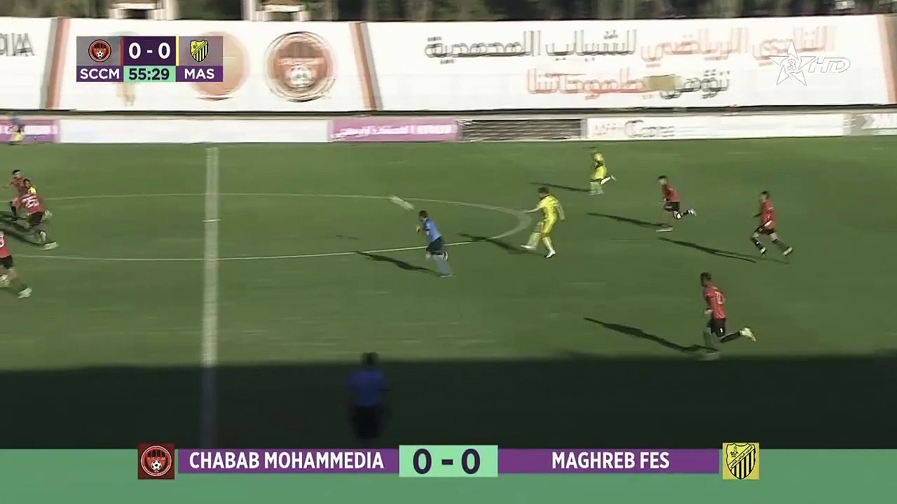 هدف كابيلو سيكانينغ لاعب المغرب الفاسي في مرمى شباب المحمدية برسم الجولة السابعة من البطولة الإحترافية انوي