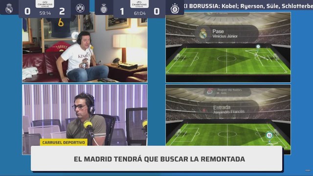 Rüdiger y Vinicius empatan el partido, Real Madrid 2-2 Dortmund | Carrusel Deportivo