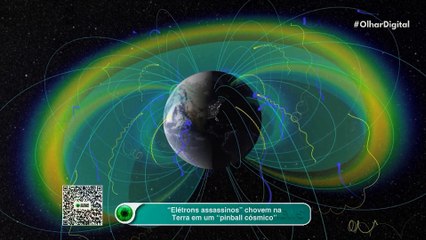 “Elétrons assassinos” chovem na Terra em um “pinball cósmico”