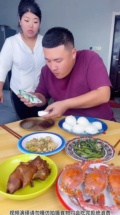 Most Unique Eating Food Show Of Husband And Wife Mukbang Tricks