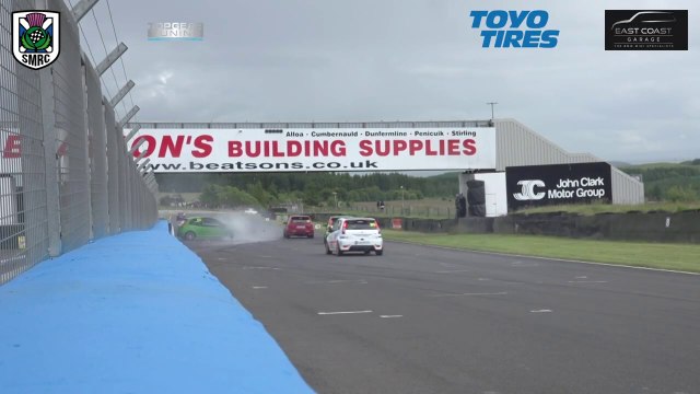 Scottish Fiesta ST Championship 2024 Knockhill 2 Race 2 Ward Big Crash