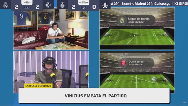 El Real Madrid remonta el partido, Real Madrid 4-2 Borussia Dortmund