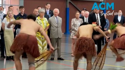 King Charles visits Indigenous Excellence centre amid protests and royal fans