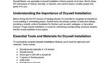 How to Hang Drywall Like a Pro