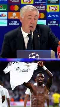 La frase de Ancelotti sobre el Balón de Oro y Vinicius