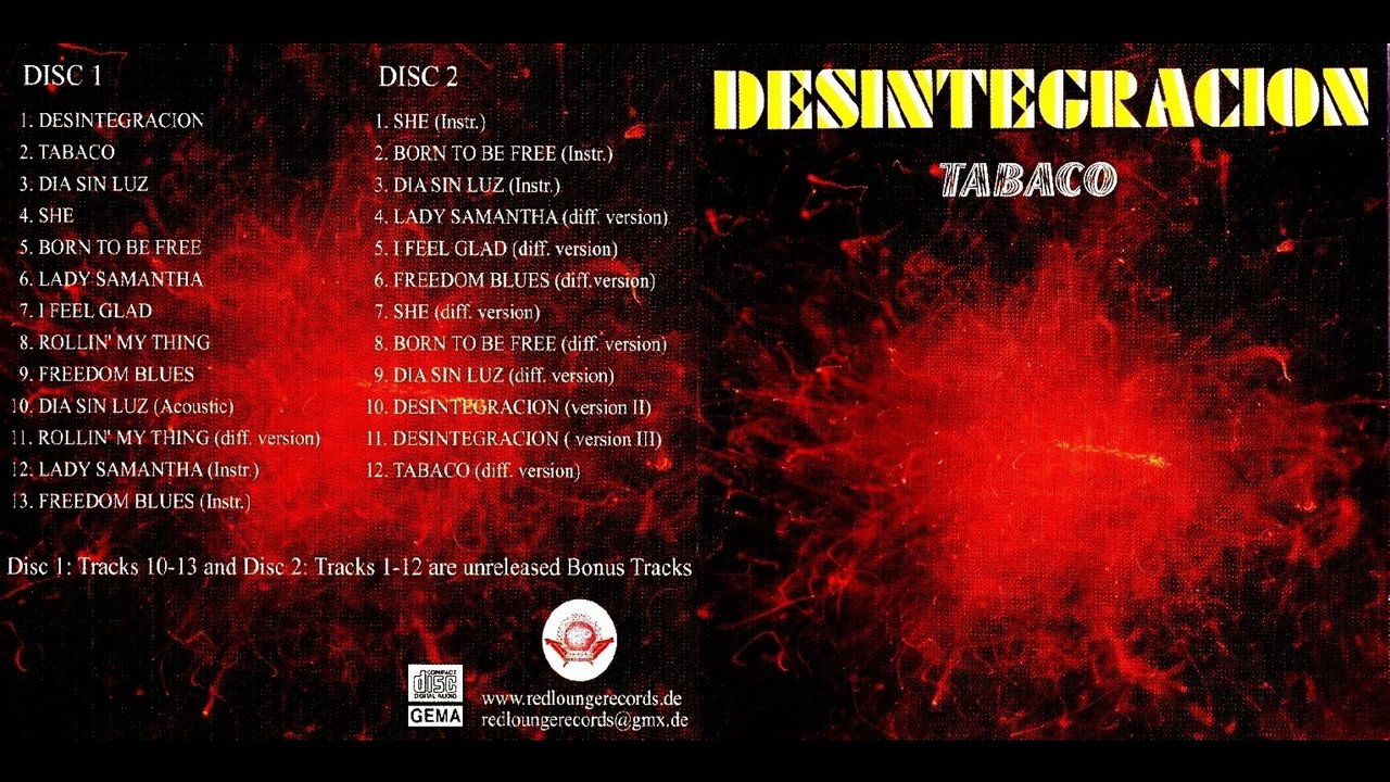 TABACO...01 - Desintegracion - 02 - Tabaco