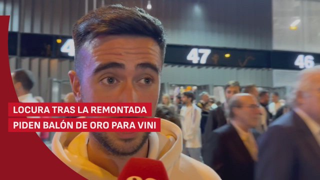 La afición enloquece con otra remontada histórica y piden el Balón de Oro para Vinicius