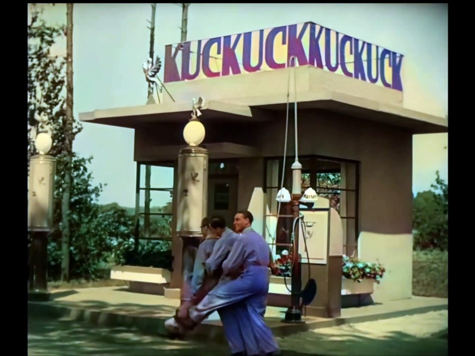 Die Drei von der Tankstelle  1930 (Colorized)