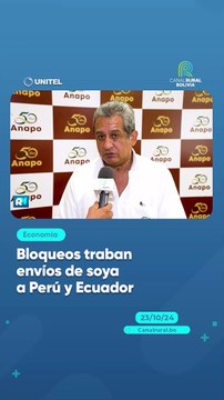 Bloqueos traban envíos de soya a Perú y Ecuador
