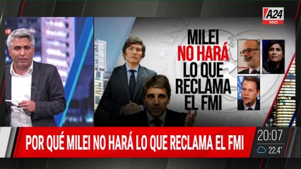 POR QUÉ MILEI NO VA A HACER LO QUE RECLAMA EL FMI