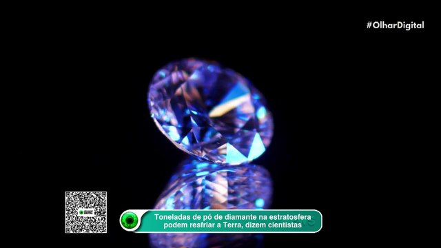 Toneladas de pó de diamante na estratosfera podem resfriar a Terra, dizem cientistas