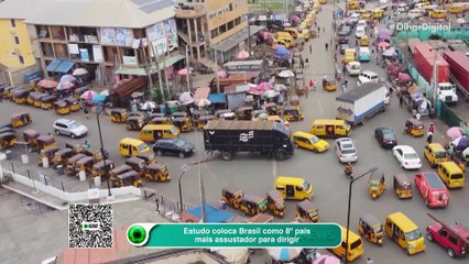 Estudo coloca Brasil como 8º país mais assustador para dirigir
