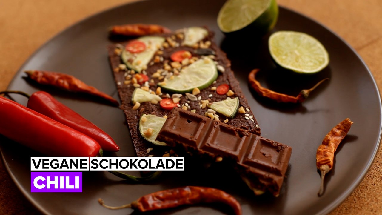 Selbstgemachte vegane Schokolade mit Chili - video Dailymotion